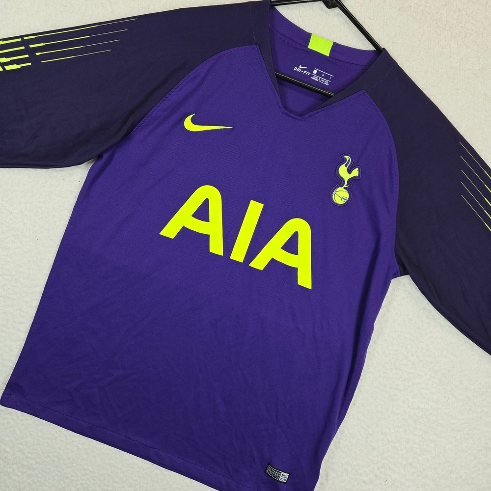 Nike Mens Tottenham Hotspur 2018 Third Jersey L Soccer Football Purple Volt Top